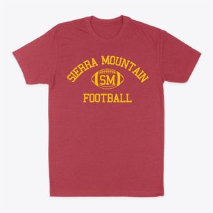 Sierra Mountain High School Classic Football Classic Dad T-Shirt