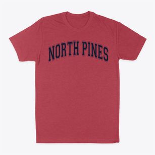 North Pines Middle School Varsity Arch Classic Dad T-Shirt