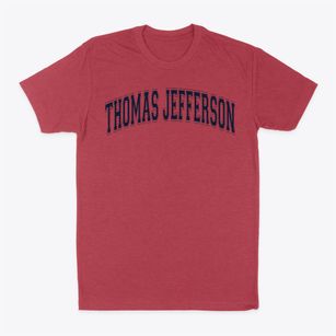 Thomas Jefferson Elementary School Varsity Arch Classic Dad T-Shirt