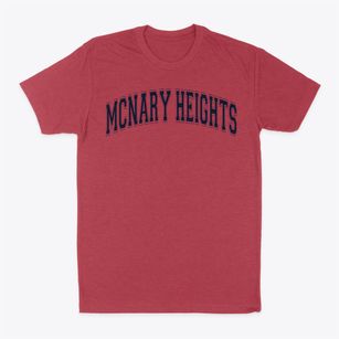 Mcnary Heights Elementary School Varsity Arch Classic Dad T-Shirt
