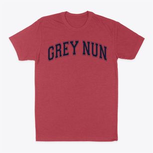Grey Nun Academy Varsity Arch Classic Dad T-Shirt