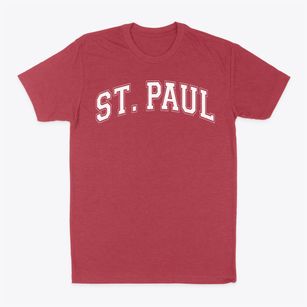 Saint Paul Lutheran School Varsity Arch Classic Dad T-Shirt