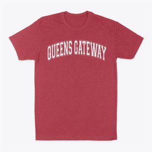 Queens Gateway To Health Sciences Varsity Arch Classic Dad T-Shirt