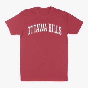 Ottawa Hills High School Varsity Arch Classic Dad T-Shirt