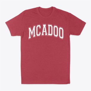 Mcadoo Catholic Elementary School Varsity Arch Classic Dad T-Shirt