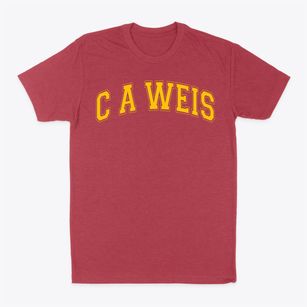 C A Weis Elementary School Varsity Arch Classic Dad T-Shirt