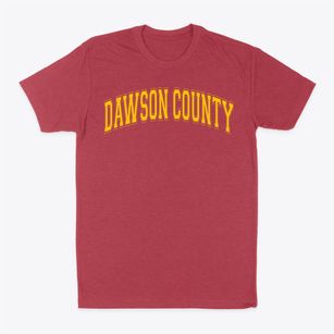 Dawson County District 16 School Varsity Arch Classic Dad T-Shirt