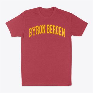 Byron Bergen Elementary School Varsity Arch Classic Dad T-Shirt