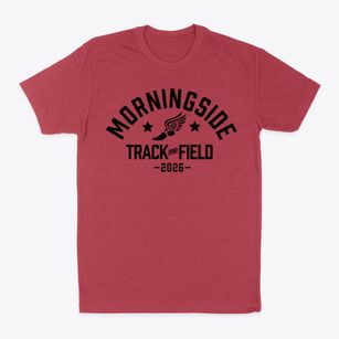 Morningside Middle School Track and Field Classic Dad T-Shirt
