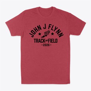 John J Flynn Elementary School Track and Field Classic Dad T-Shirt