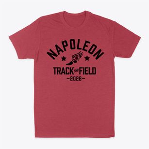 Napoleon Middle School Track and Field Classic Dad T-Shirt