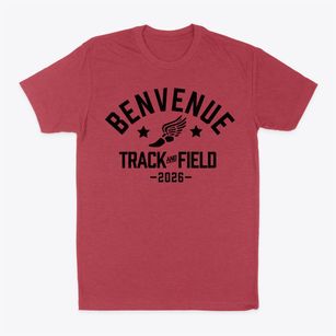 Benvenue Elementary School Track and Field Classic Dad T-Shirt