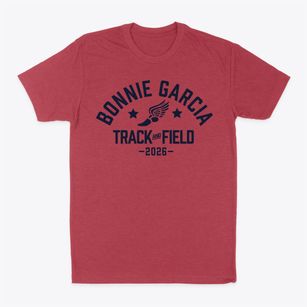 Bonnie Garcia Elementary Track and Field Classic Dad T-Shirt