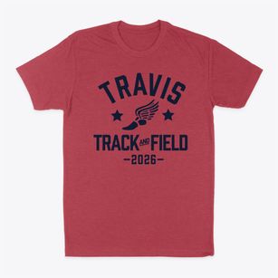 Travis Elementary School Track and Field Classic Dad T-Shirt
