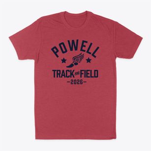Powell Elementary School Track and Field Classic Dad T-Shirt