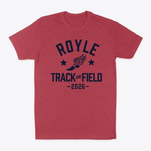Royle Elementary School Track and Field Classic Dad T-Shirt