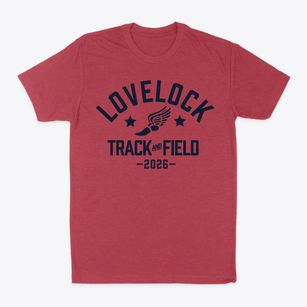 Lovelock Elementary School Track and Field Classic Dad T-Shirt