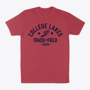 College Lakes Elementary School Track and Field Classic Dad T-Shirt