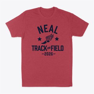Neal Middle School Track and Field Classic Dad T-Shirt