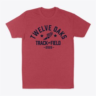 Twelve Oaks Academy Track and Field Classic Dad T-Shirt
