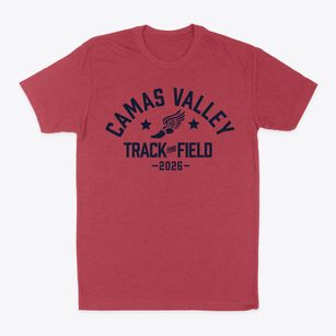 Camas Valley School Track and Field Classic Dad T-Shirt