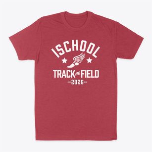 Ischool Stem Academy Track and Field Classic Dad T-Shirt