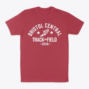 Bristol Central High School Track and Field Classic Dad T-Shirt