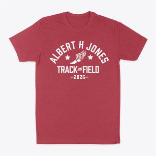 Albert H Jones Elementary School Track and Field Classic Dad T-Shirt