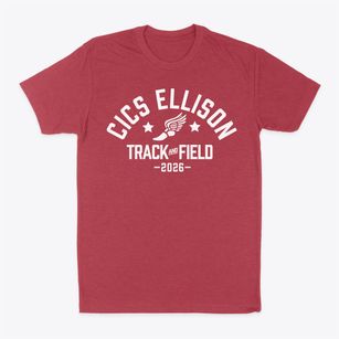 Chicago International Charter - Ellison Track and Field Classic Dad T-Shirt