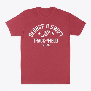 George B Swift Speciality School Track and Field Classic Dad T-Shirt