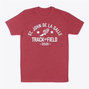 Saint John De La Salle School Track and Field Classic Dad T-Shirt