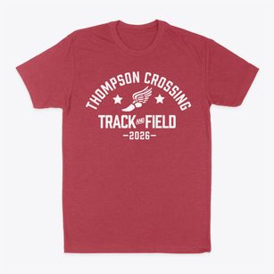Thompson Crossing Elementary School Track and Field Classic Dad T-Shirt