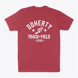 Doherty Middle School Track and Field Classic Dad T-Shirt
