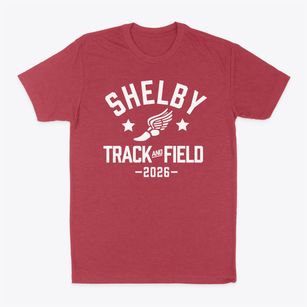 Shelby High School Track and Field Classic Dad T-Shirt