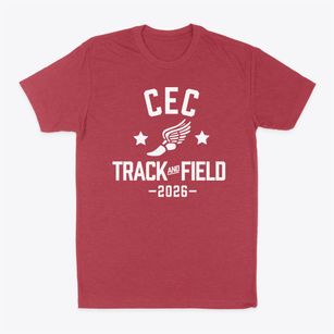 Cec Track and Field Classic Dad T-Shirt