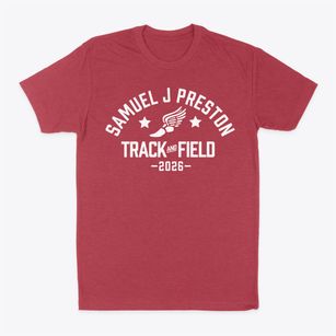 Samuel J Preston Elementary School Track and Field Classic Dad T-Shirt