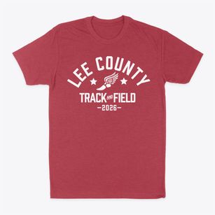 Lee County High School Track and Field Classic Dad T-Shirt