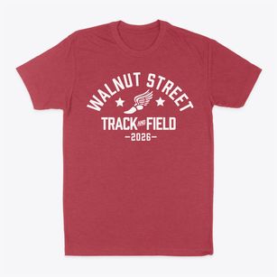 Walnut Street School Track and Field Classic Dad T-Shirt