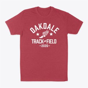 Oakdale Elementary School Track and Field Classic Dad T-Shirt