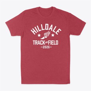 Hilldale High School Track and Field Classic Dad T-Shirt
