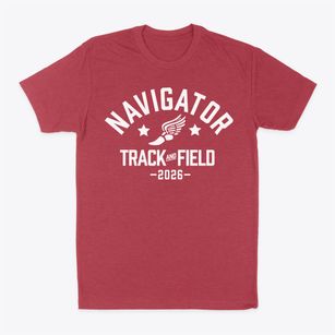Navigator Elementary School Track and Field Classic Dad T-Shirt