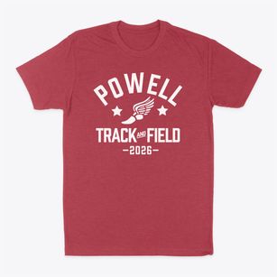 Powell Elementary School Track and Field Classic Dad T-Shirt