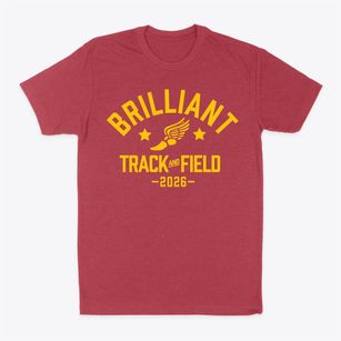 Brilliant Elementary School Track and Field Classic Dad T-Shirt