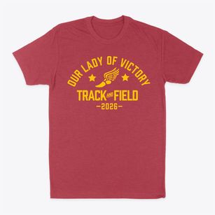 Our Lady Of Victory School Track and Field Classic Dad T-Shirt