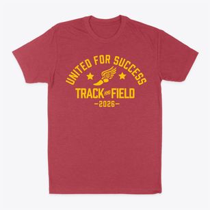 United For Success Academy Track and Field Classic Dad T-Shirt