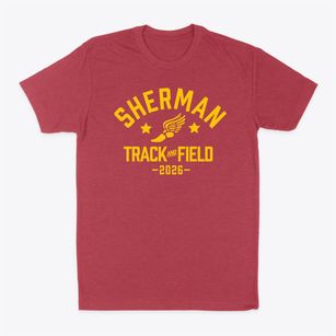 Sherman Elementary School Track and Field Classic Dad T-Shirt