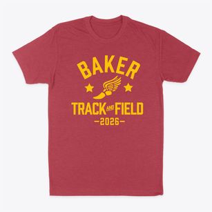 Baker Middle School Track and Field Classic Dad T-Shirt
