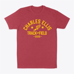 Charles Ellis Montessori Academy Track and Field Classic Dad T-Shirt