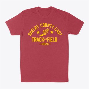 Shelby County East Middle School Track and Field Classic Dad T-Shirt