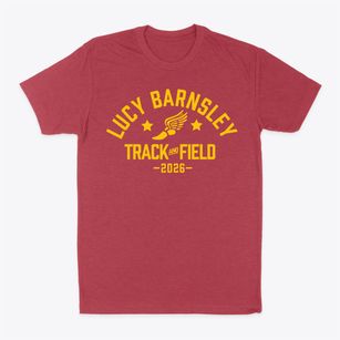 Lucy Barnsley Elementary School Track and Field Classic Dad T-Shirt